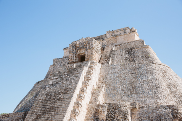 Uxmal Maya Pyramide in Yucatan