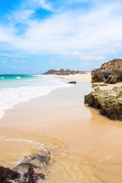 Verandinha beach Praia de Verandinha in Boavista Cape Verde -